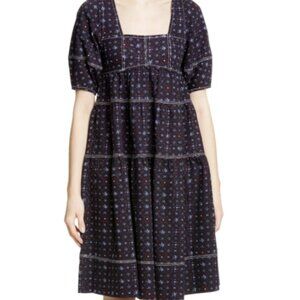 NWOT ULLA JOHNSON Devi Mini Dress in Jet L $475